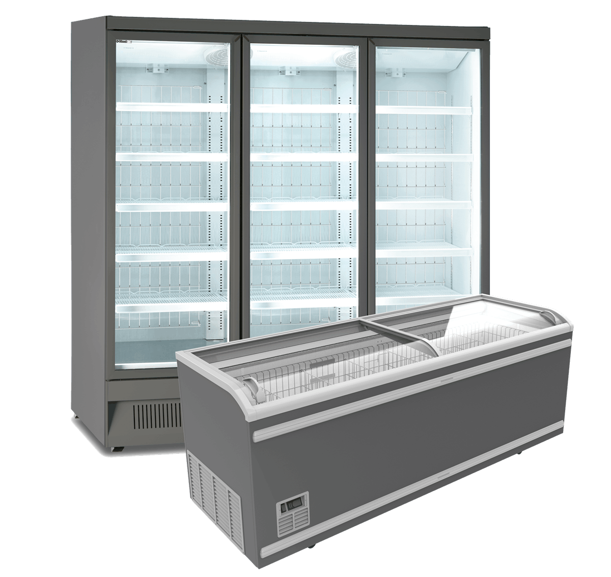 Supermarket freezers